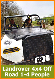 4x4 Off Road Driving Experience Half or Full Day Experience for up to 4 people